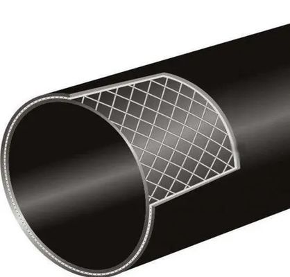 De360mm Podziemna rura burzowa HDPE Wzmocniona stalowa siatka druciana